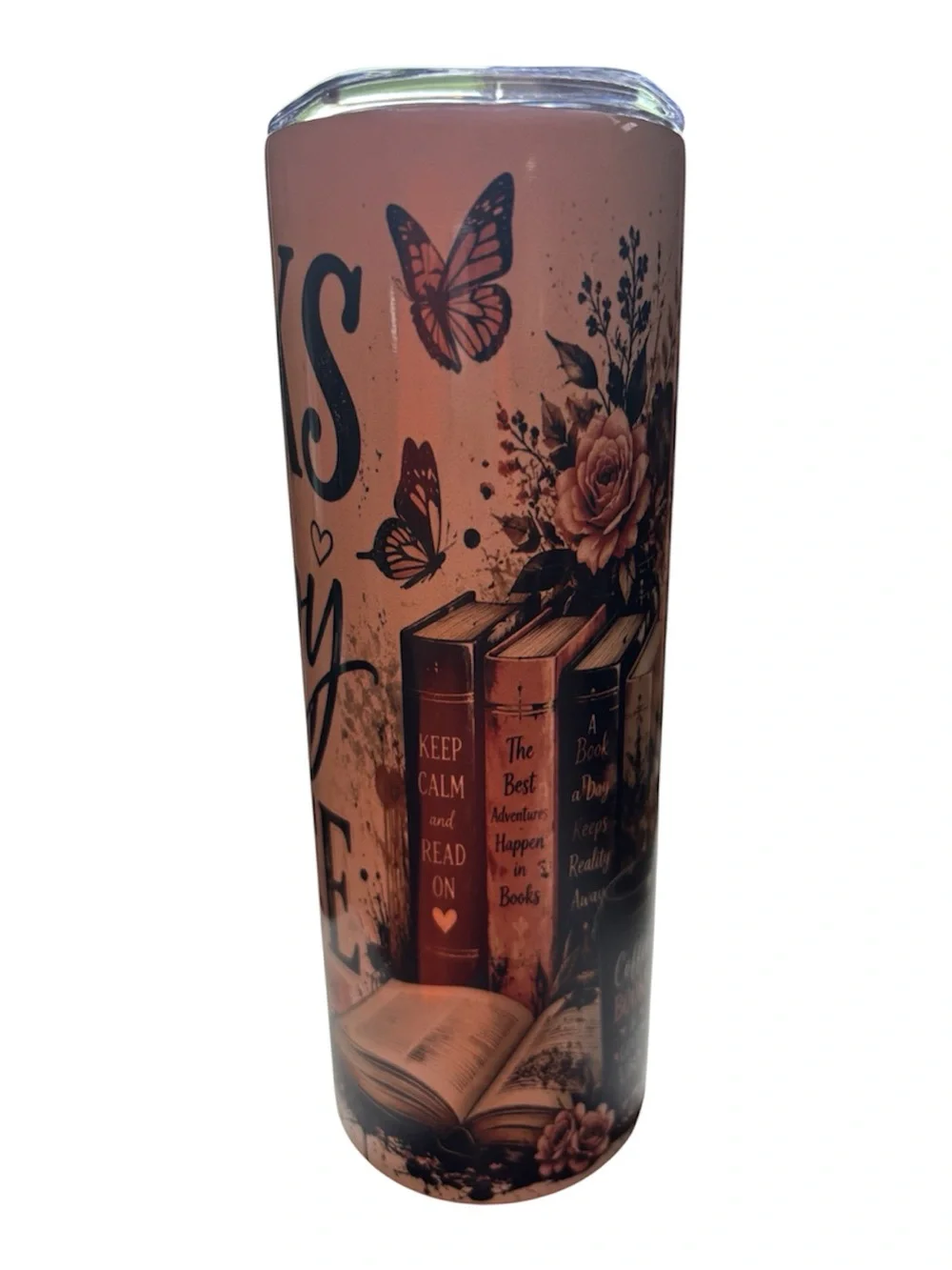 BUY NOW Book Lover Stainless Steel Tumbler